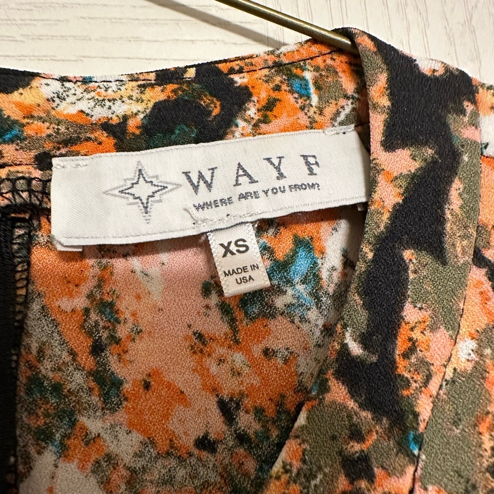 WAYF floral dress size XS NWOT - Picture 3 of 6